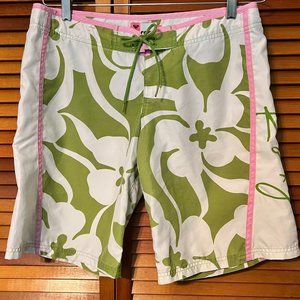 Junior Roxy Hibiscus Board Shorts - Size 7